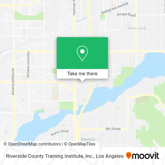 Riverside County Training Institute, Inc. map