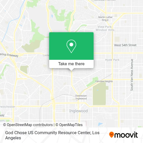 God Chose US Community Resource Center map