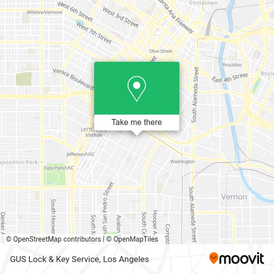 GUS Lock & Key Service map