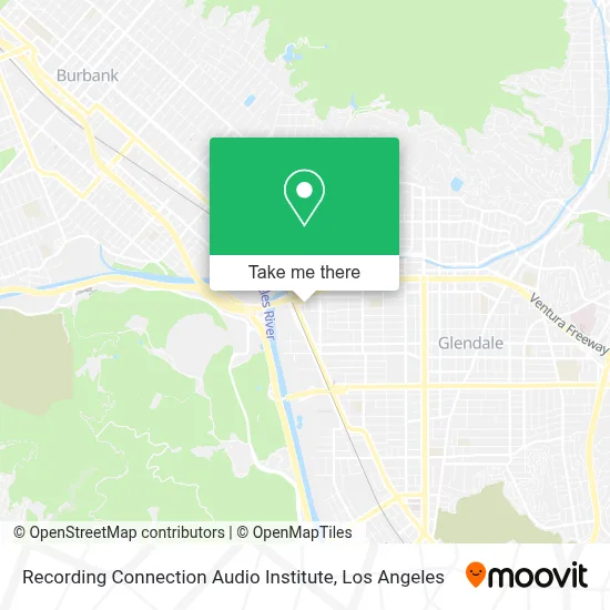 Recording Connection Audio Institute map