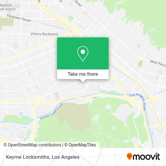 Keyme Locksmiths map