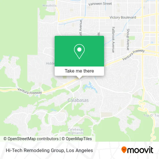 Hi-Tech Remodeling Group map