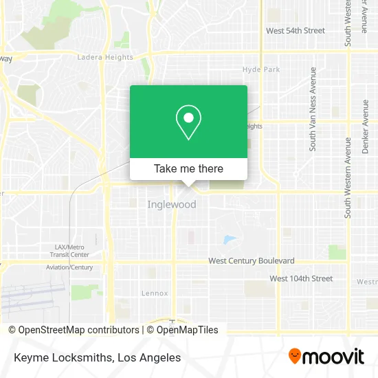 Keyme Locksmiths map