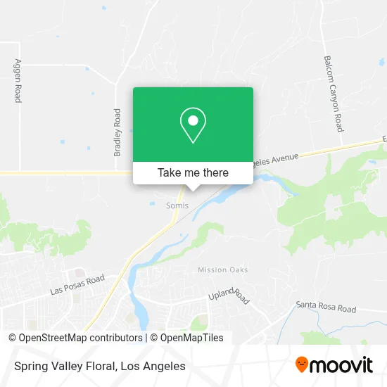 Spring Valley Floral map