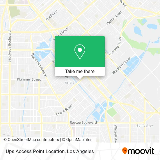 Ups Access Point Location map