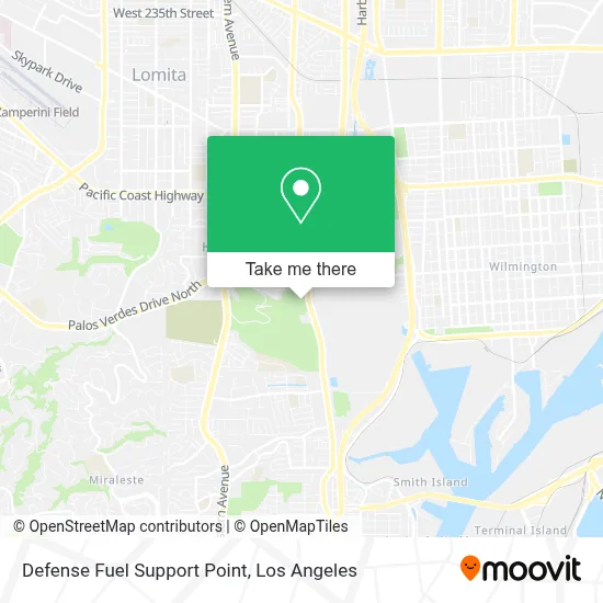 Defense Fuel Support Point map