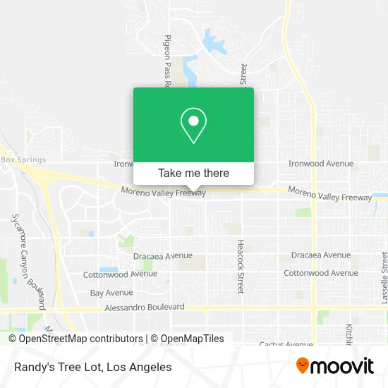 Randy's Tree Lot map