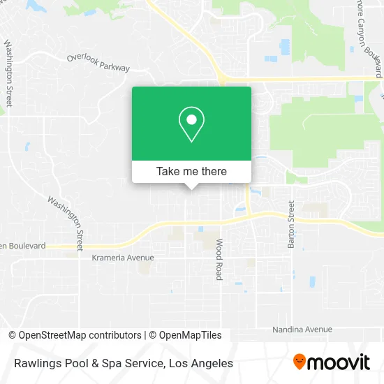 Rawlings Pool & Spa Service map