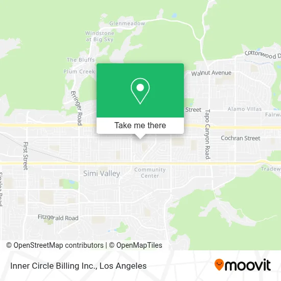 Inner Circle Billing Inc. map