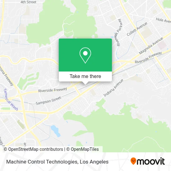 Machine Control Technologies map