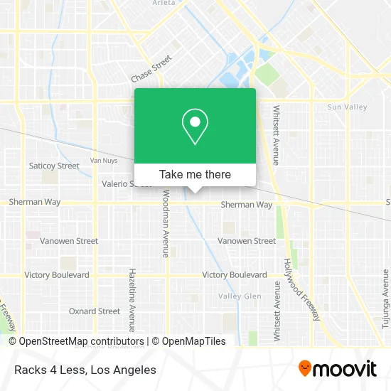 Racks 4 Less map