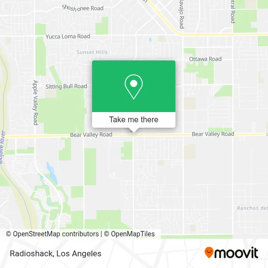 Radioshack map