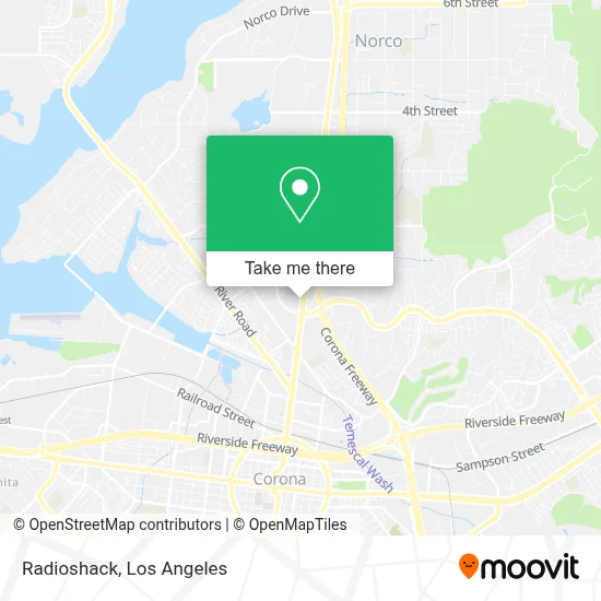 Radioshack map