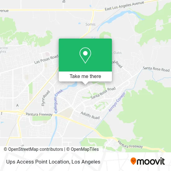 Ups Access Point Location map