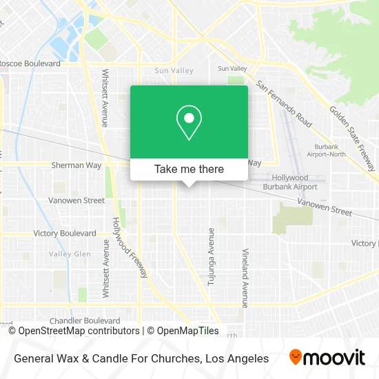 General Wax & Candle For Churches map