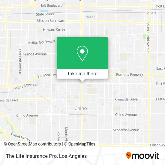 The Life Insurance Pro map