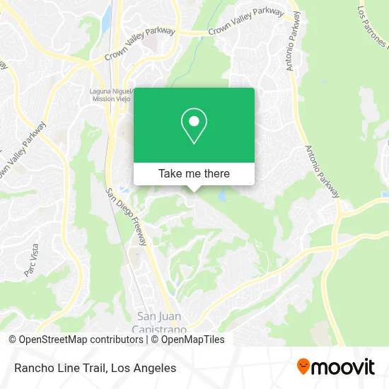 Rancho Line Trail map