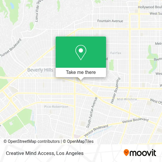 Creative Mind Access map