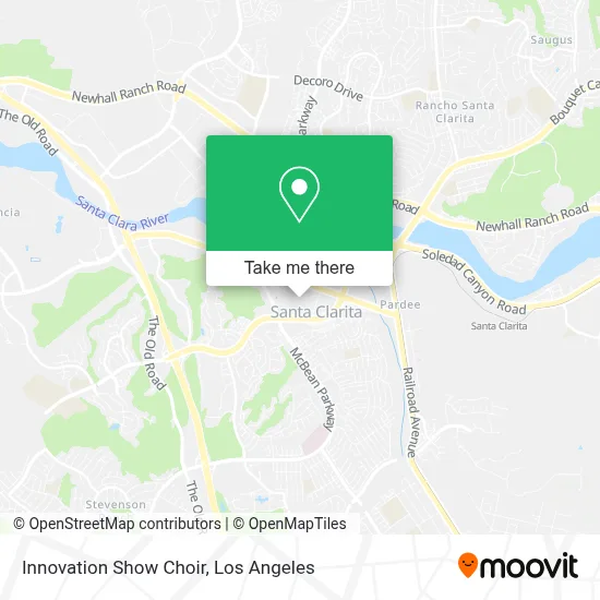 Innovation Show Choir map