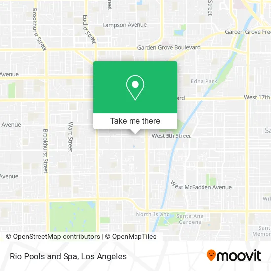 Rio Pools and Spa map
