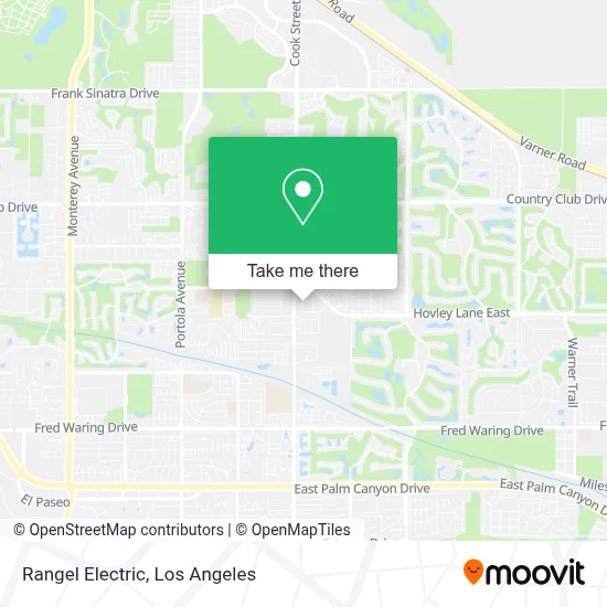 Rangel Electric map