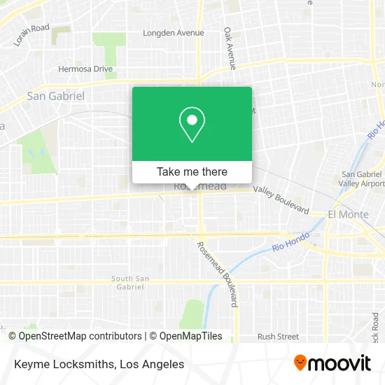 Keyme Locksmiths map