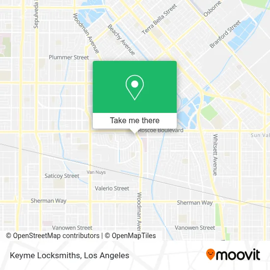 Keyme Locksmiths map