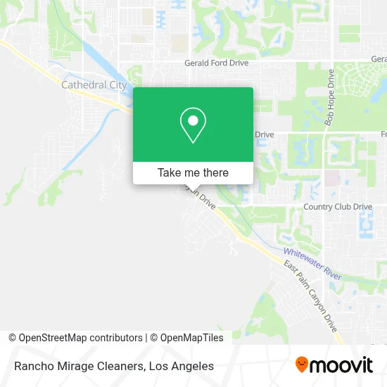 Rancho Mirage Cleaners map