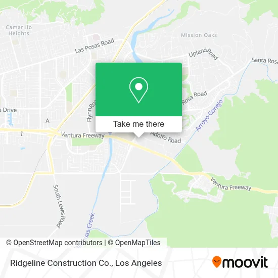 Ridgeline Construction Co. map