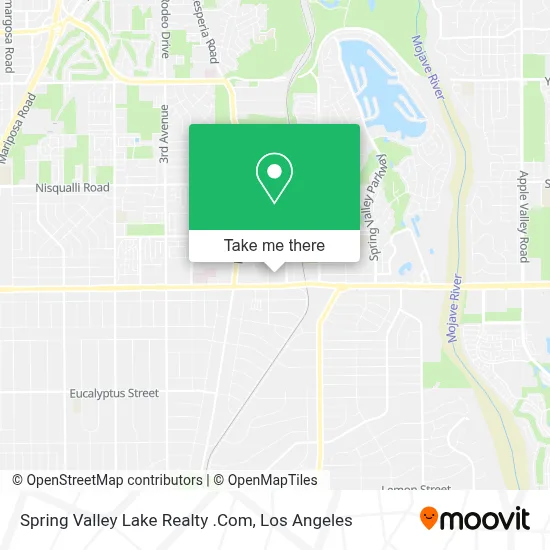 Spring Valley Lake Realty .Com map