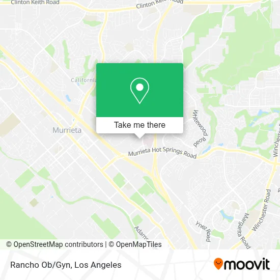 Rancho Ob/Gyn map