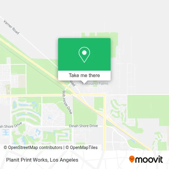 Planit Print Works map