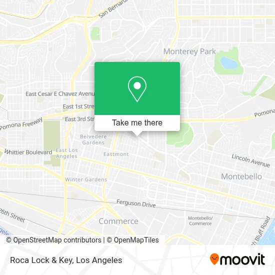 Roca Lock & Key map