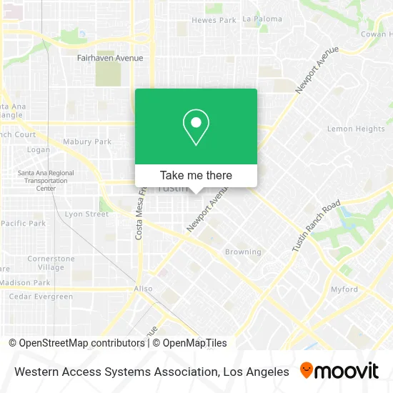 Western Access Systems Association map
