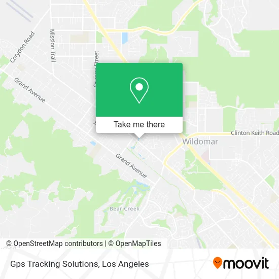 Gps Tracking Solutions map