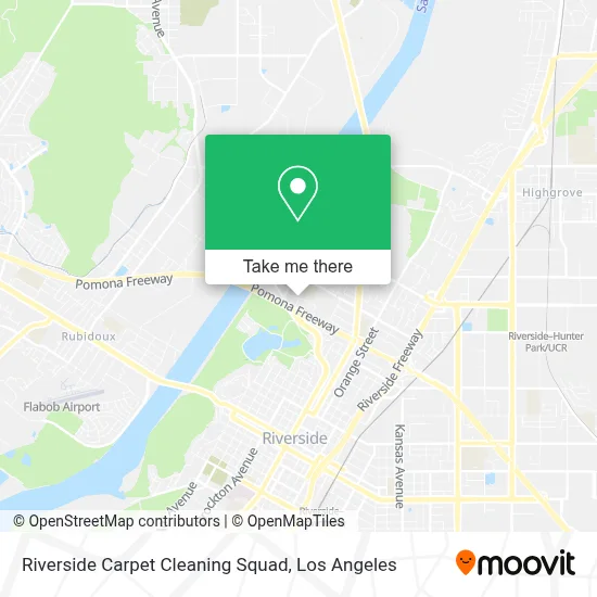 Riverside Carpet Cleaning Squad map