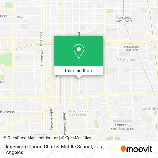 Ingenium Clarion Charter Middle School map