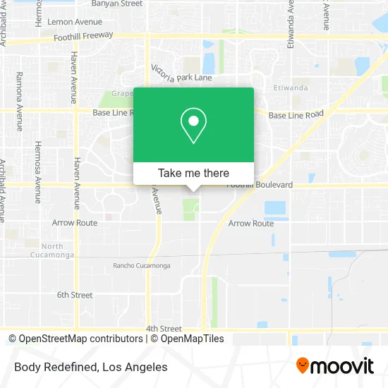 Body Redefined map