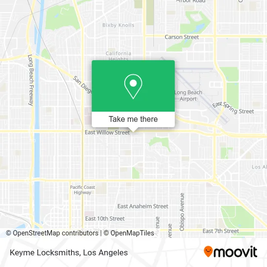 Keyme Locksmiths map