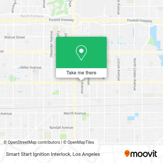 Smart Start Ignition Interlock map