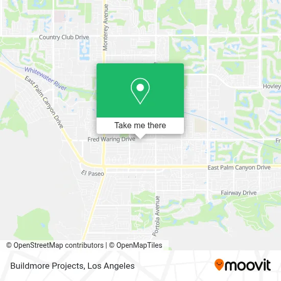 Buildmore Projects map