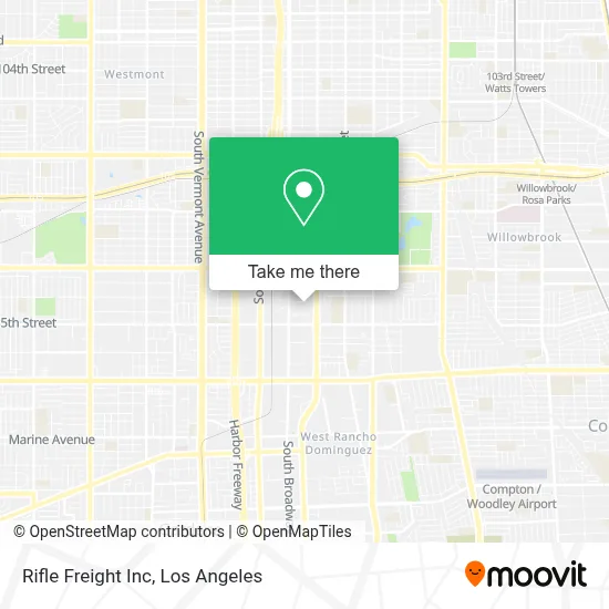 Rifle Freight Inc map
