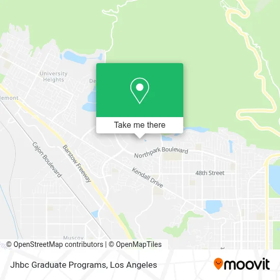 Jhbc Graduate Programs map