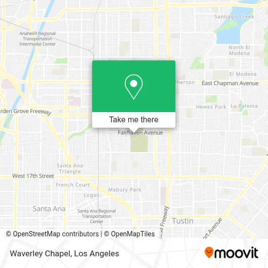 Waverley Chapel map