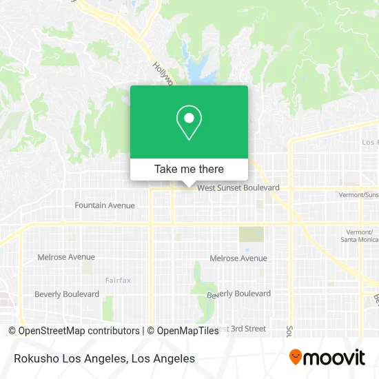 Rokusho Los Angeles map