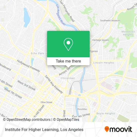 Institute For Higher Learning map