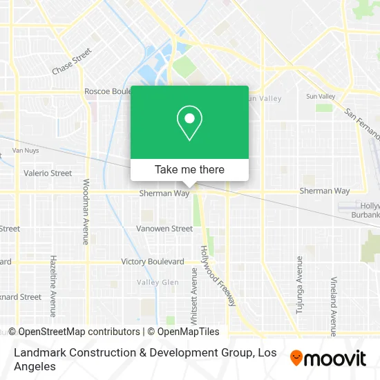 Landmark Construction & Development Group map