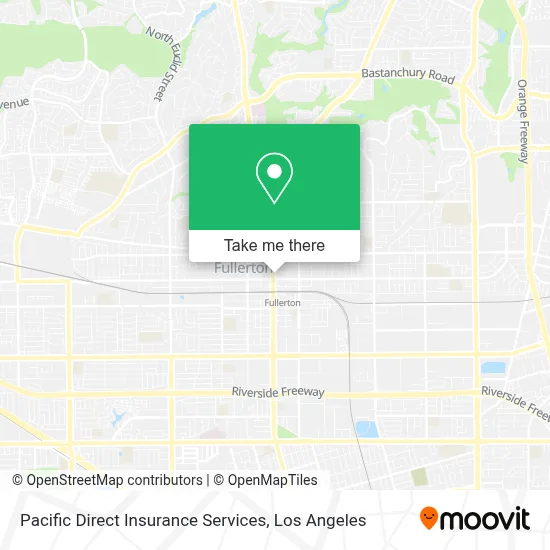 Pacific Direct Insurance Services map