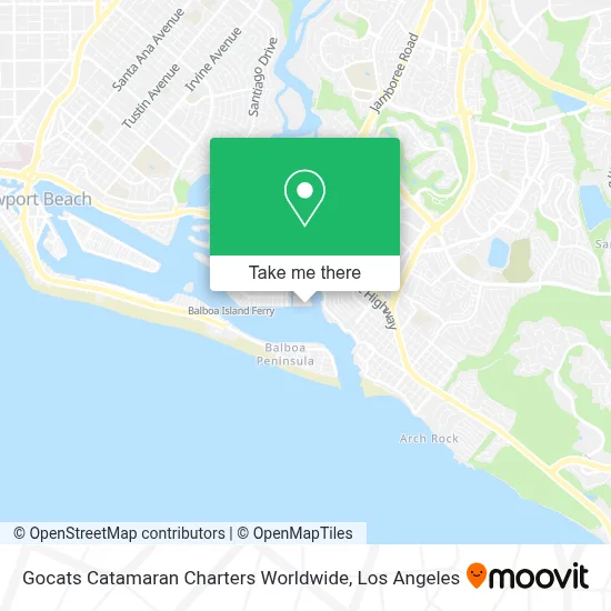 Gocats Catamaran Charters Worldwide map