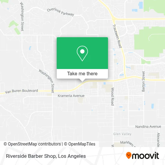 Riverside Barber Shop map